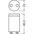 4058075013674 Osram SUBSTITUBE LED T8 STARTER FS2 Produktbild Additional View 1 S