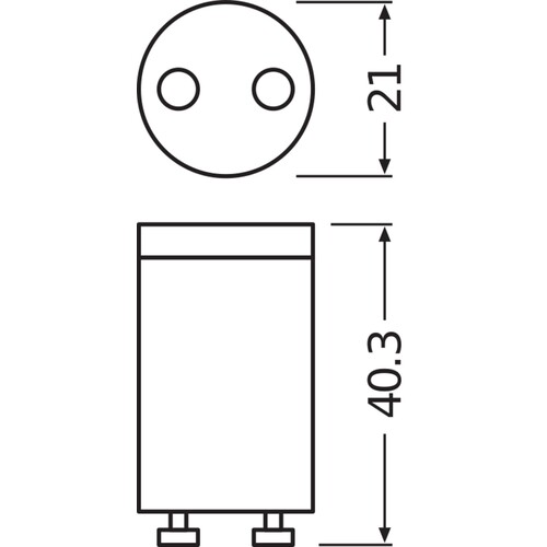 4058075013674 Osram SUBSTITUBE LED T8 STARTER FS2 Produktbild Additional View 1 L