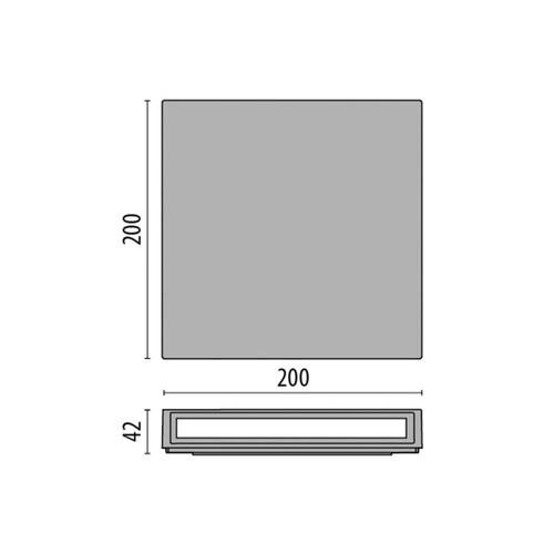 187-303751 Tecnico MIMIK 20 FLAT B WL anthrazit metallic matt  LED Produktbild Additional View 1 L