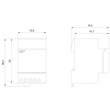 7LF53006 Siemens Synchron-Schaltuhr Woche 1 Wechsler 230V/50Hz 3TE Produktbild Additional View 2 S