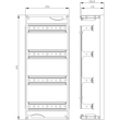 8GK4351-4KK12 Siemens ALPHA 400/630 DIN, Einbausatz für Installationseinbaugerät Produktbild Additional View 2 S