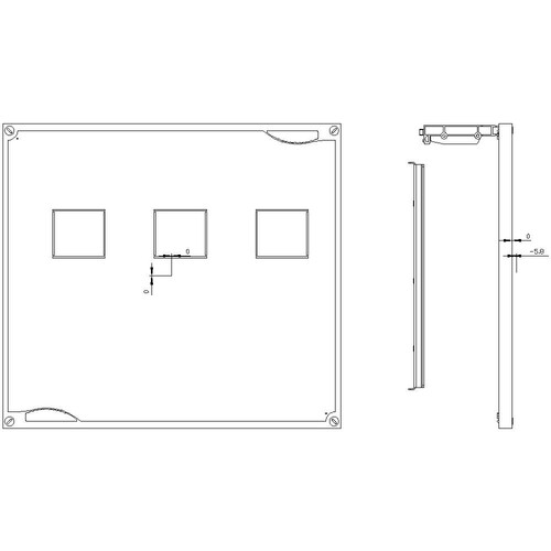 8GK4734-3KK22 Siemens ALPHA 400/630 DIN Leistungsschalter-Bausatz 3x 3VA10-11/1 Produktbild Additional View 2 L