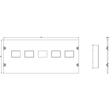 8GK6724-4KK33 Siemens ALPHA 630 Universal Leistungsschalter-Bausatz 5x  Produktbild Additional View 2 S