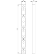 8GK9720-0KK01 Siemens ALPHA AS Sammelschienenhalter SS-Abstand 100mm o Produktbild Additional View 2 S