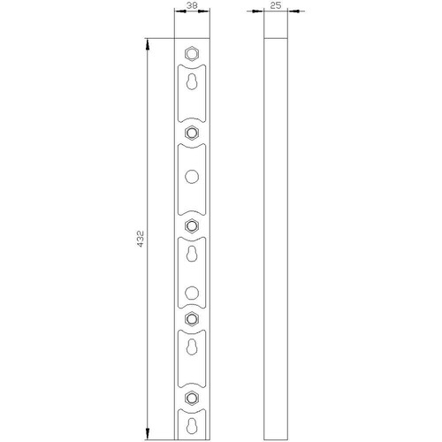 8GK9720-0KK01 Siemens ALPHA AS Sammelschienenhalter SS-Abstand 100mm o Produktbild Additional View 2 L