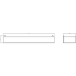 8GK9901-0KK32 Siemens ALPHA, Sockel, H: 100 mm, B: 800 mm, T: 210 mm, RAL 7035 Produktbild Additional View 2 S