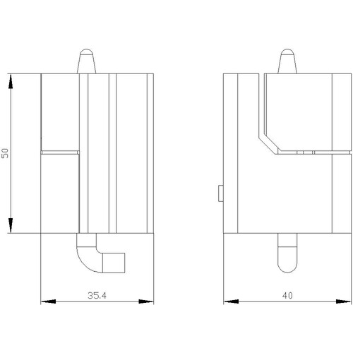 8MF1000-2VT Siemens SIVACON, Scharniersatz, für Linksanschlag Produktbild Additional View 2 L