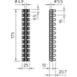 2056569 Obo 78 CE SW Reihenlusterklemme 16,0mm² Polypropylen schwarz Produktbild Additional View 1 S