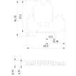 8WH1020-0CG07 Siemens PE- Doppelstockklemme mit Schraubanschluss  Produktbild Additional View 2 S