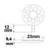 111977 Isoled G4 LED 9SMD, 1,5W, warmweiß, Pin seitlich Produktbild Additional View 2 S