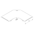 10426 Trayco CT CB90 200 DG Kabelrinne Deckel Bogen   Cable Tray Cover Bend Produktbild