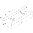 10042 Trayco CL60 300 6DG Kabelleiter CL60   Cable Ladder CL60 Produktbild Additional View 1 S