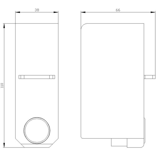 3TX6546-3B Siemens Klemmenabdeckung transparent für Gewinde M10 aus 6 Klemm Produktbild Additional View 1 L