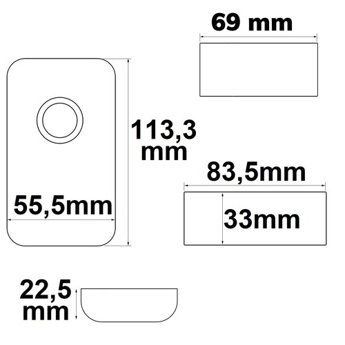 112529 Isoled Weißdynamischer Wireless Controller, 12 24V, 432W Produktbild Additional View 1 L