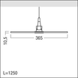 42184830 Zumtobel LED Pendelleuchte 62,9W mit LED-Konverter Produktbild Additional View 1 S