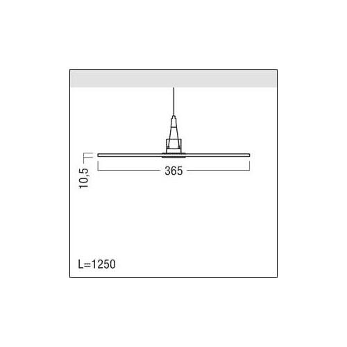 42184830 Zumtobel LED Pendelleuchte 62,9W mit LED-Konverter Produktbild Additional View 1 L