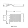 96628332 Zumtobel LEDFIT 45W Produktbild Additional View 1 S