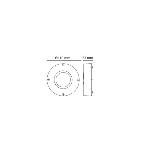 914010 SG Callisto Aufbauleuchte 4W LED 3000K 180lm schwarz Produktbild Additional View 1 L