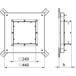 7399850 Obo IBD 35038 9 Im Beton Dose für GES9 440x440x135 Stahl bandverzinkt Produktbild Additional View 1 S