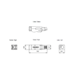 6GK1901-1BB12-2AA0 Siemens Industrial Ethernet FastConnect RJ45 Plug 180 4x2, Produktbild Additional View 1 S