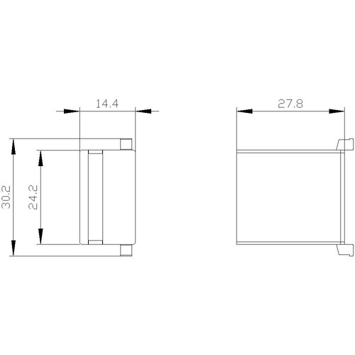 3RT2936-1BD00 Siemens Überspannungsbegrenzer, Varistor, AC 12 Produktbild Additional View 2 L