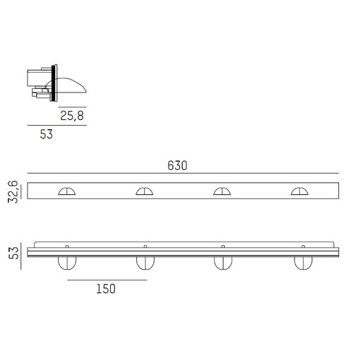 577-126leer Tecnico RIDE AB LEERPROFIL 2000MM SCHWARZ schwarz Produktbild Additional View 1 L