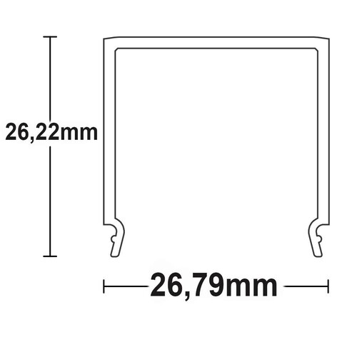 112881 Isoled Abdeckung COVER12 opal 200cm für SURF24(FLAT)/DIVE24(FLAT) Produktbild Additional View 1 L