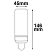 112250 Isoled E27 LED Corn 11W, warmweiß Produktbild Additional View 2 S