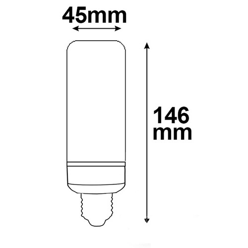 112250 Isoled E27 LED Corn 11W, warmweiß Produktbild Additional View 2 L