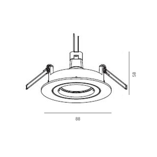 8-33246hv Tecnico SERIE 332 HV EB STRAHLER nickel matt  1x QPAR 16 50W GU Produktbild Additional View 1 L