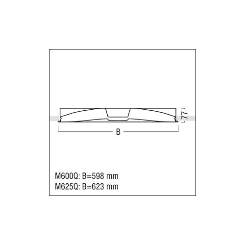 42185170 Zumtobel Mildes Licht LED 32,5W 3600lm 4000K Dali-dimmbar M625 Produktbild Additional View 1 L