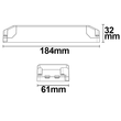 113054 Isoled Trafo 0-100W 24V/DC IP20 Produktbild Additional View 1 S