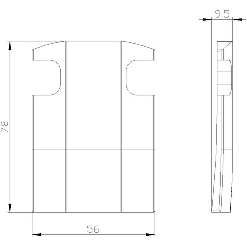 3SE5120-0AA00-1AG0 Siemens Deckel gelb für Positionsschalter Metall 3SE51 Produktbild Additional View 1 L