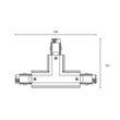 314434 SG Shopline 3-Phasen T-Verbinder (R) schwarz Produktbild Additional View 1 S