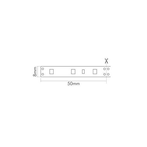 5011100570 Nobile Flexible LED SMD 3528 5m blau 4,8W/m 12V Produktbild Additional View 3 L