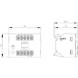 3SU1400-1GC10-1AA0 Siemens Elektronik Modul für ID Schlüsselschalter, schwarz Produktbild Additional View 2 S