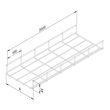 14150 Trayco MTL60-100-3SS316 Gitterrinne  leicht  Edelstahl Produktbild