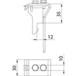 6065475 Obo AH 35 VA4301 Abstandhalter für Deckel 35x30 Edelstahl, rostfrei Produktbild Additional View 1 S