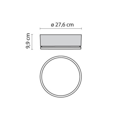 187-004972 Molto Luce DROP 28 W/DL grau metallic matt Produktbild Additional View 1 L