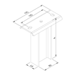 10322 Trayco PI 1500 DG Hängestiel IPN   Pendant IPN Produktbild Additional View 3 S