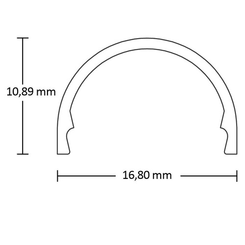 112870 Isoled Abdeckung COVER5 opal/satiniert 200cm für Profil SURF12 Produktbild Additional View 1 L