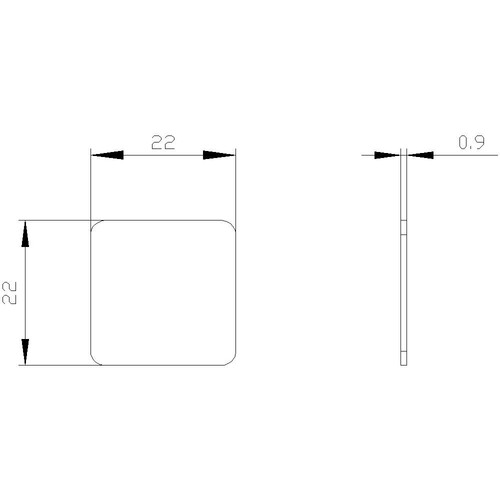 3SU1900-0AF81-0DW0 Siemens BEZEICHNUNGSSCHILD ZUM KLEBEN Produktbild Additional View 1 L