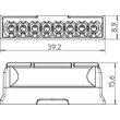 2054523 Obo 61 825 LGR Steckklemme schraubenlose Klemme 8x2,5mm² Polyamid  Produktbild Additional View 1 S