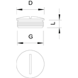 2090090 Obo 168 MS PG 9 Verschlussstopfen  PG9 Messing vernicke Produktbild Additional View 1 S