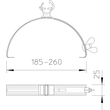 5202590 Obo 132 K CU Dachleitungshalter für Firstziegel 8mm Kupfer Produktbild Additional View 1 S