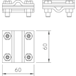 5312418 Obo 252 8 10 CU Kreuzverbinder 8 10mm Kupfer Produktbild Additional View 1 S