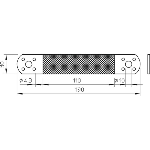 5331501 Obo 856 Anschluss  und Dehnungsband  35mm² Kupfer Produktbild Additional View 1 L