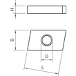 1147076 Obo ACMSN M6 A4 Gleitmutter für Profilschienen Mittel M6 Edelstahl, ros Produktbild Additional View 1 S