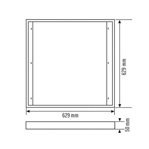 EQ10600180 Esylux PNL STELLA 625 Montagerahmen Produktbild Additional View 1 L