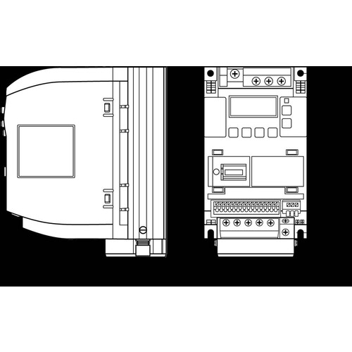 6SL3210-5BB17-5UV1 Siemens SINAMICS V20, 1AC230V 0,75KW UNGEFILTERT Produktbild Additional View 2 L